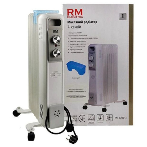 Олійний радіатор RM Electric (RM-02001E) фото №2