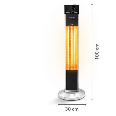 Инфракрасный обогреватель Trotec IRS 2000 E 2000 W Silver/Black 1410003920 фото №2
