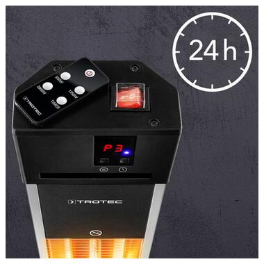 Инфракрасный обогреватель Trotec IRS 2000 E 2000 W Silver/Black 1410003920 фото №17