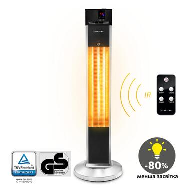 Инфракрасный обогреватель Trotec IRS 2000 E 2000 W Silver/Black 1410003920 фото №1