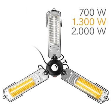 Инфракрасный обогреватель Trotec IRS 2005 2000W Silver/Black 1410003922 фото №29