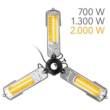 Инфракрасный обогреватель Trotec IRS 2005 2000W Silver/Black 1410003922 фото №30