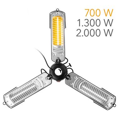 Инфракрасный обогреватель Trotec IRS 2005 2000W Silver/Black 1410003922 фото №28