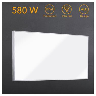Обогреватель инфракрасный панельный Trotec TIH 500 S 905x605 mm 580W White 1410003012 фото №6