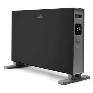 Конвекторный обогреватель BLACK+DECKER 2,0 кВт площадь обогрева 20 кв.м. напольный черный BXCSH2001E фото №1