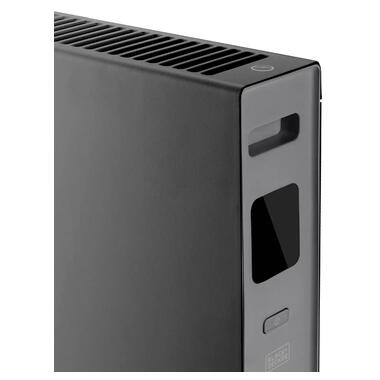 Конвекторный обогреватель BLACK+DECKER 2,0 кВт площадь обогрева 20 кв.м. напольный черный BXCSH2001E фото №2