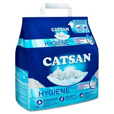 Наповнювач для туалету Catsan Hygiene plus Мінеральний вбирний 10 л (4008429130403) фото №1