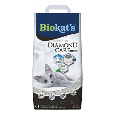 Наповнювач для туалету Biokat's DIAMOND CARE CLASSIC 8 л (4002064613253) фото №1