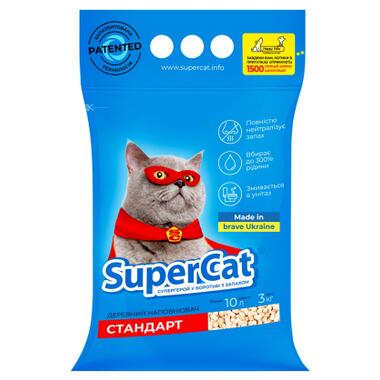 Наповнювач для туалету Super Cat Стандарт Деревний вбирний 3 кг (5 л) (3550) фото №1