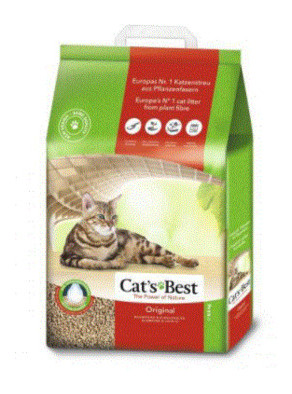 Наполнители для кошачьих туалетов Cat's Best Oko Plus 40 л 17.2 кг фото №1