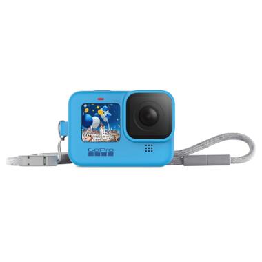Аксесуар до екшн-камер GoPro SleeveLanyard Blue for HERO9 Black (ADSST-003) фото №4