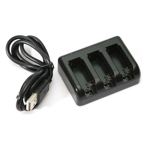 Зарядное устройство PowerPlant Triple для GoPro Hero 4/3+/3 для трёх аккумуляторов (DV00DV3357) фото №1