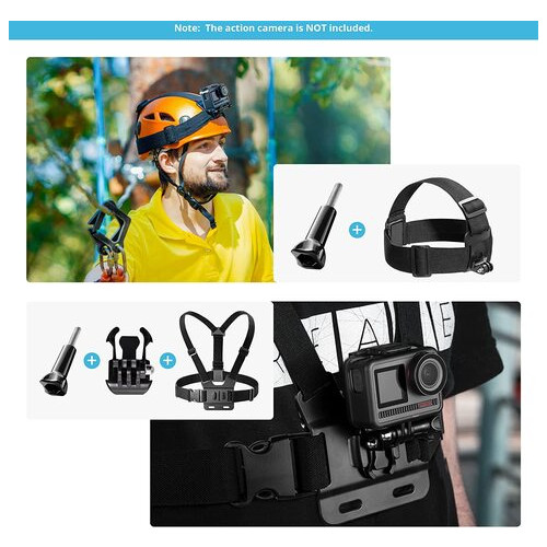 Набір аксесуарів для екшн камер AKASO Outdoor Sports Action Camera Accessories Kit 14 in 1 фото №4