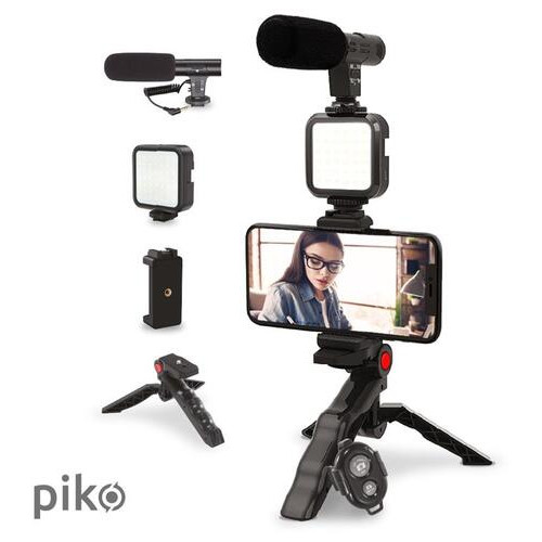 Комплект блогера Piko Vlogging Kit PVK-01LM (1283126515118) фото №1
