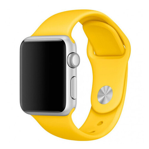 Ремешок Apple Watch 42/44 mm Sport Band 09 yellow (костюм 3ps) фото №1