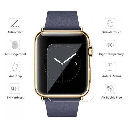 Защитная пленка Drobak Ceramics Apple Watch 3 38mm (2 шт) (313101) фото №2