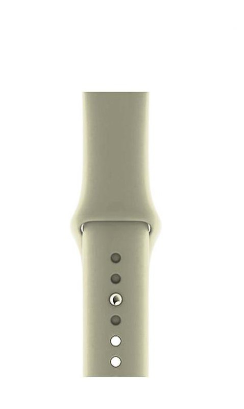 Ремінець силіконовий Armorstandart Sport для Apple Watch 38mm 40mm Light Grey (ARM51937) фото №1