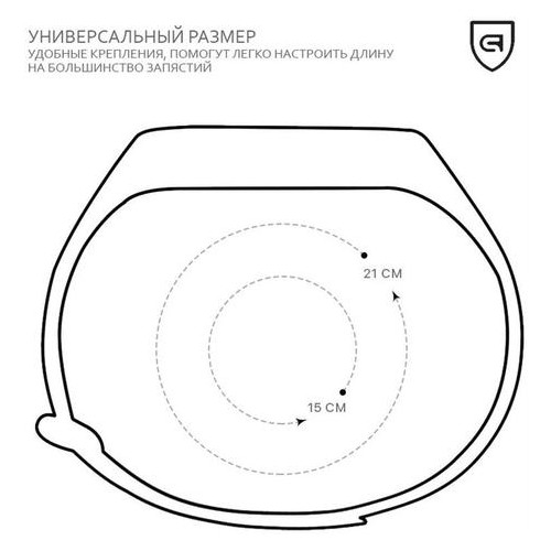 Ремінець Armorstandart для Xiaomi Mi Band 4/3 Light Grey (ARM51828) фото №4