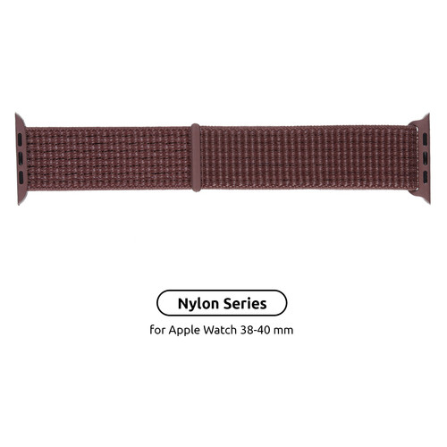 Ремінець Armorstandart Nylon Band для Apple Watch All Series 38/40 mm Smoke Purple (ARM55850) фото №1