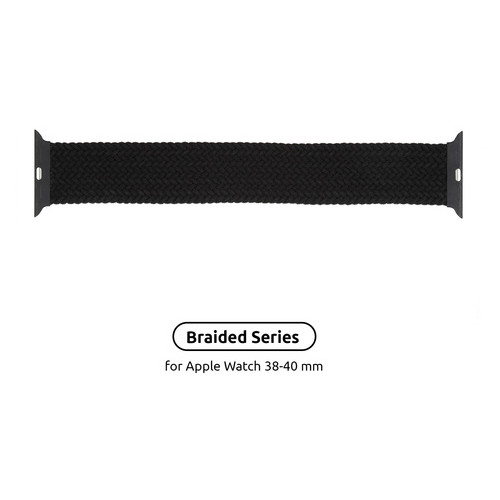 Ремешок Armorstandart Braided Solo Loop для Apple Watch 38mm/40mm Charcoal Size 6 (144 mm) (ARM58062) фото №1