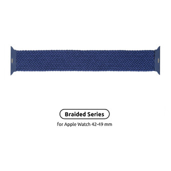 Ремешок ArmorStandart Braided Solo Loop Apple Watch 42/44/45/49mm Atlantic Blue Size 10 (172 mm) (ARM58080) фото №1