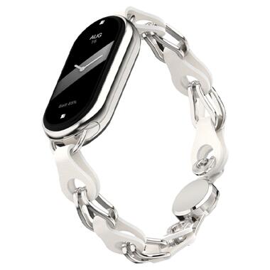 Ремінець ArmorStandart Chain Wristband Xiaomi Mi Band 8 Silver (ARM69922) фото №1