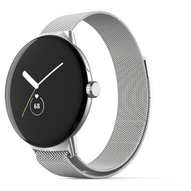 Ремінець ArmorStandart Milanese Magnetic Band Google Pixel Watch / Watch 2 Silver (ARM75448) фото №1