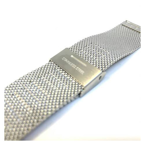 Браслет для годинника KMITX металевий сріблястий фото №2