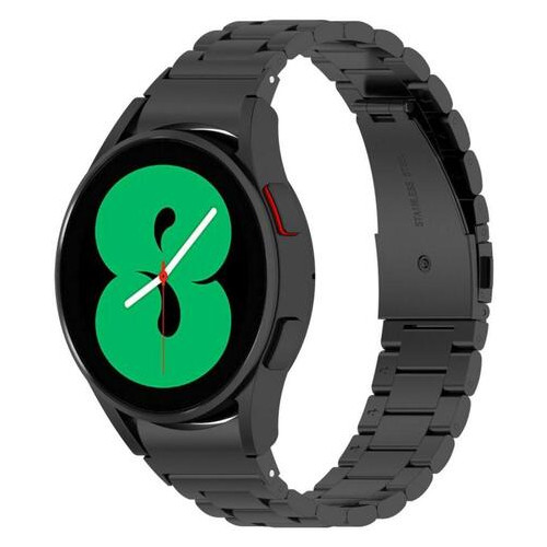 Металевий ремінець Primolux для годинника Samsung Galaxy Watch 4 40mm SM-R860 / SM-R865 - Black фото №1