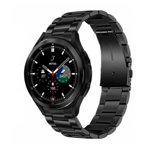 Металевий ремінець Primolux для годинника Samsung Galaxy Watch 4 Classic 46mm SM-R890 / SM-R895 - Black фото №1