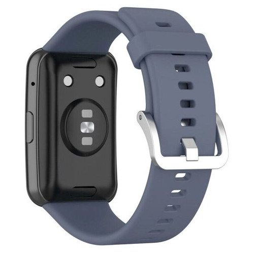 Силіконовий ремінець Primolux для смарт-годин Huawei Watch Fit (TIA-B09) - Dirty Blue фото №2