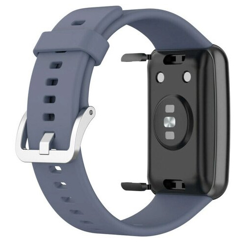 Силіконовий ремінець Primolux для смарт-годин Huawei Watch Fit (TIA-B09) - Dirty Blue фото №3