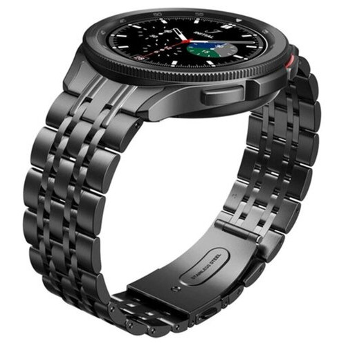 Металевий ремінець Primolux Steel Link для годинника Samsung Galaxy Watch 4 Classic 42mm SM-R880 - Black фото №2