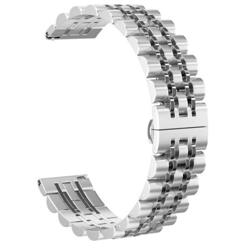 Металевий ремінець Primolux Steel Link для годинника Samsung Galaxy Watch 42 mm SM-R810 - Silver фото №1
