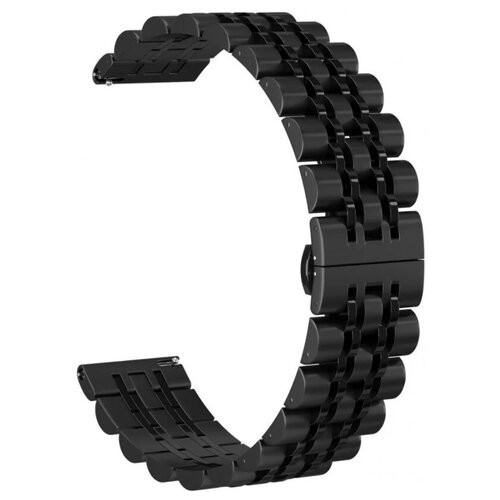 Металевий ремінець Primolux Steel Link для годинника Xiaomi Amazfit GTR 47 mm - Black фото №1