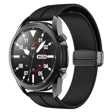 Ремінець Primolux Magnetic Silicone для годинника Samsung Galaxy Watch 46 mm SM-R800 - Black фото №1