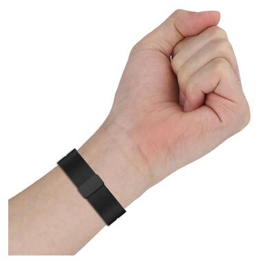 Ремінець Primolux Magnetic Silicone для годинника Samsung Galaxy Watch 46 mm SM-R800 - Black фото №4