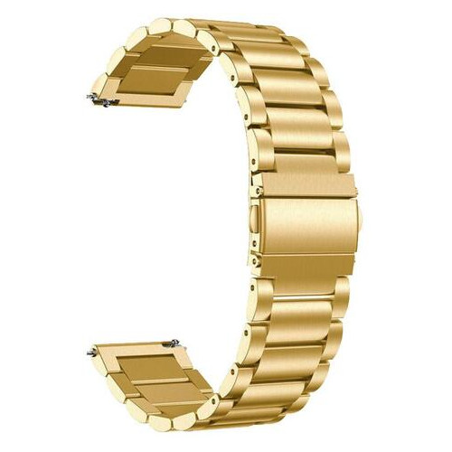 Металевий ремінець Primo для годинника Samsung Galaxy Watch 3 45mm (SM-R840) - Gold фото №1