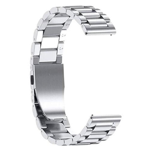 Металевий ремінець Primo для годинника Samsung Galaxy Watch 3 41mm (SM-R850) - Silver фото №1