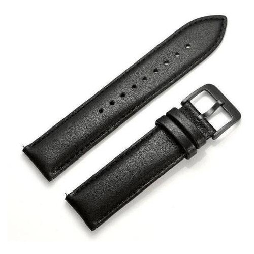 Шкіряний ремінець Primo для годинника Samsung Galaxy Watch 3 41mm (SM-R850) - Black фото №3