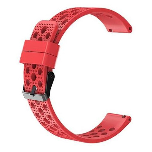 Спортивний ремінець з перфорацією Primo для годинника Samsung Galaxy Watch 3 41mm (SM-R850) - Red фото №3