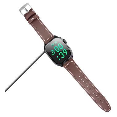 Кабель для заряджання Smart Watch HOCO Y17 Smart sports watch, чорний фото №3