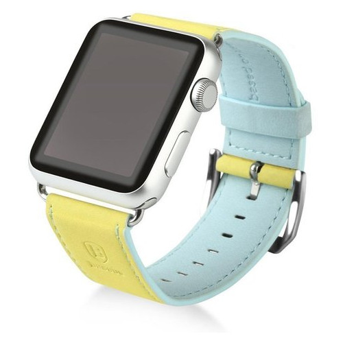 Ремінець Baseus Colorful жовтий синій для Apple Watch 38/40 мм фото №1