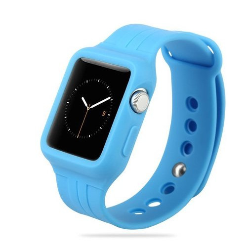 Ремінець Baseus Fresh Color Plus синій для Apple Watch 42 мм фото №1