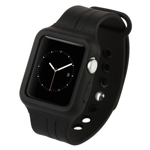 Ремінець Baseus Fresh Color Plus чорний для Apple Watch 38 мм фото №1