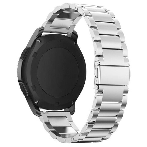Ремінець BeWatch сталевий для Samsung Galaxy Watch 46 мм Срібло (1020405) фото №3