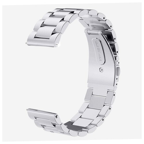 Ремінець BeWatch сталевий для Samsung Galaxy Watch 46 мм Срібло (1020405) фото №6