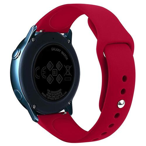 Ремінець BeWatch для Samsung Galaxy watch Active Червоний (1010303) фото №4