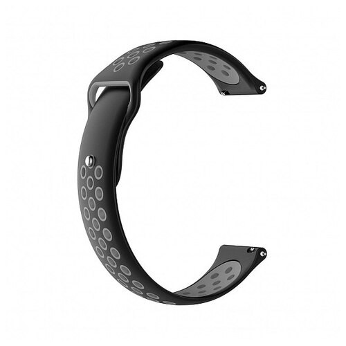 Ремінець BeWatch для смарт-годинника Samsung Galaxy Watch 42 мм Black/Gray (1010114.2) фото №5