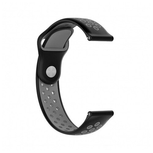 Ремінець BeWatch для смарт-годинника Samsung Galaxy Watch 42 мм Black/Gray (1010114.2) фото №8